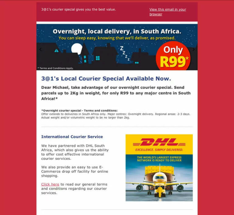 Email Marketing in 2024 - html email example 1